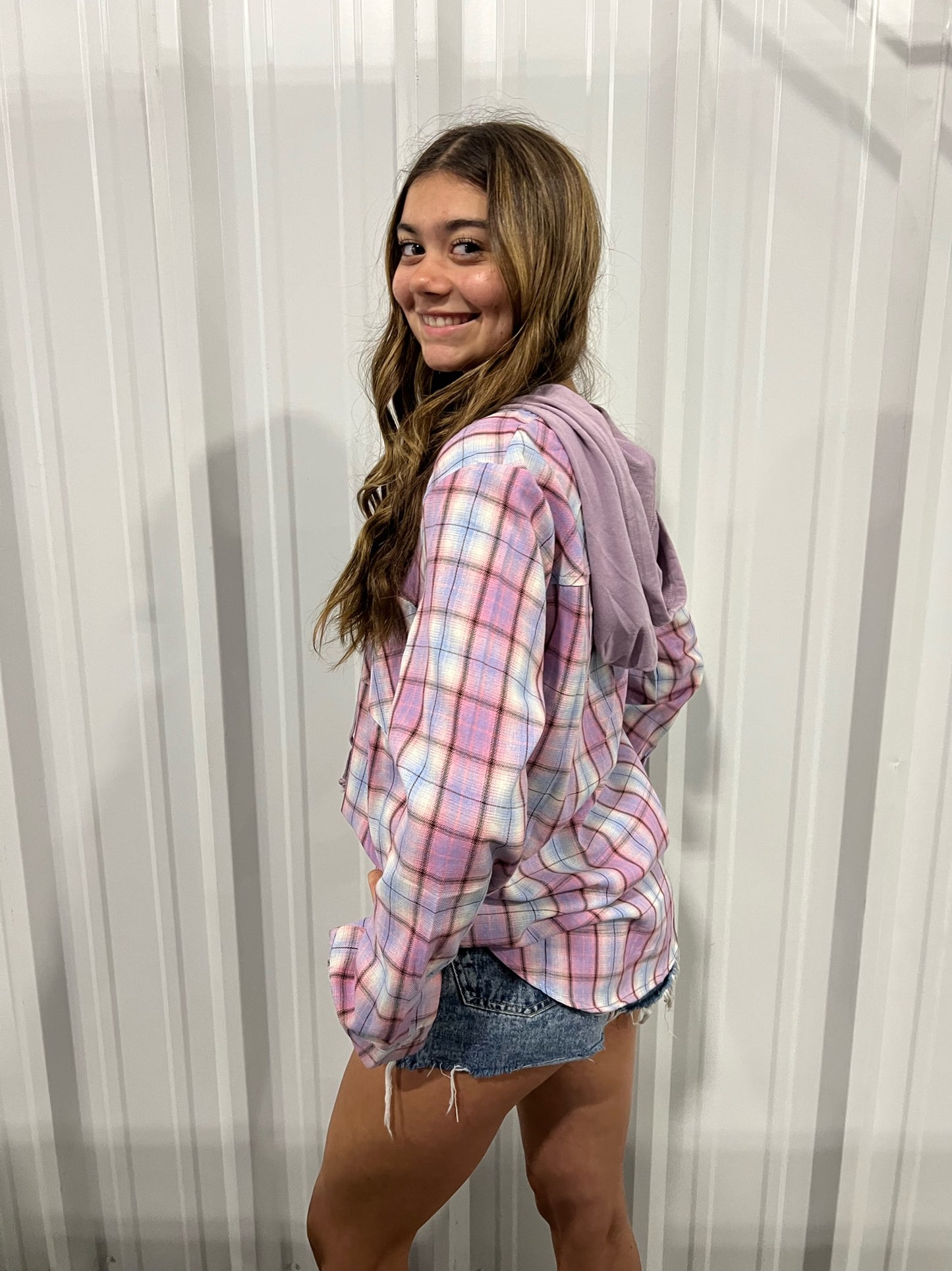 Pink Plaid Jacket